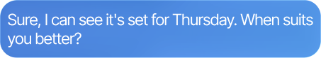 Spechy AI: it's set for Thursday · when suits you?